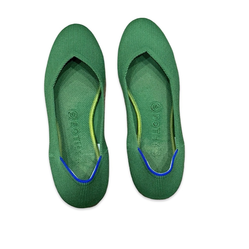 🥿 Rothy’s Women’s The Flat Size‎ 8.5 Green - Picture 9 of 10